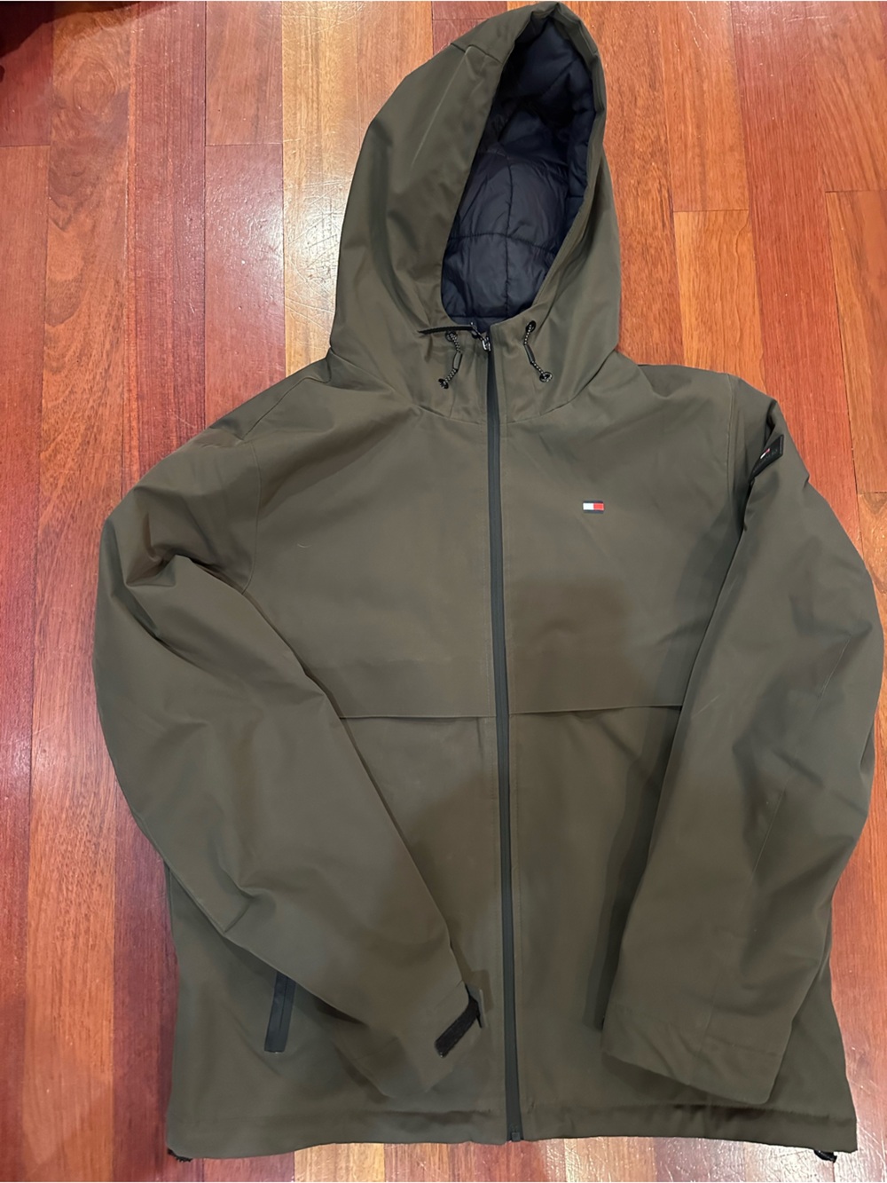 Tommy Hilfiger Olive Hooded Jacket